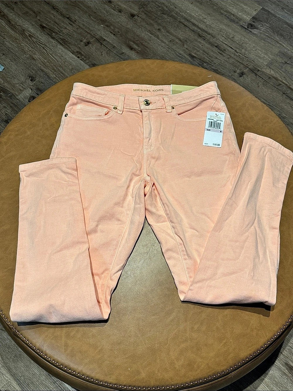 Michael Kors Izzy Skinny Jeans in Pink Size 6 NWT